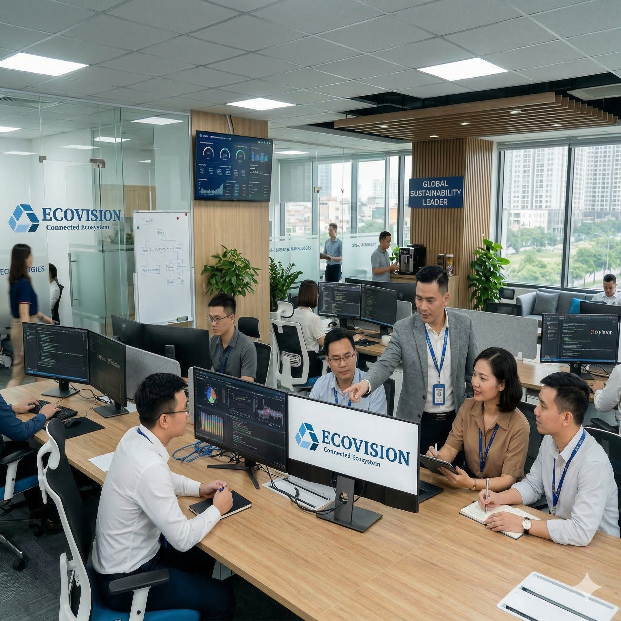 Văn phòng và đội ngũ Ecovision