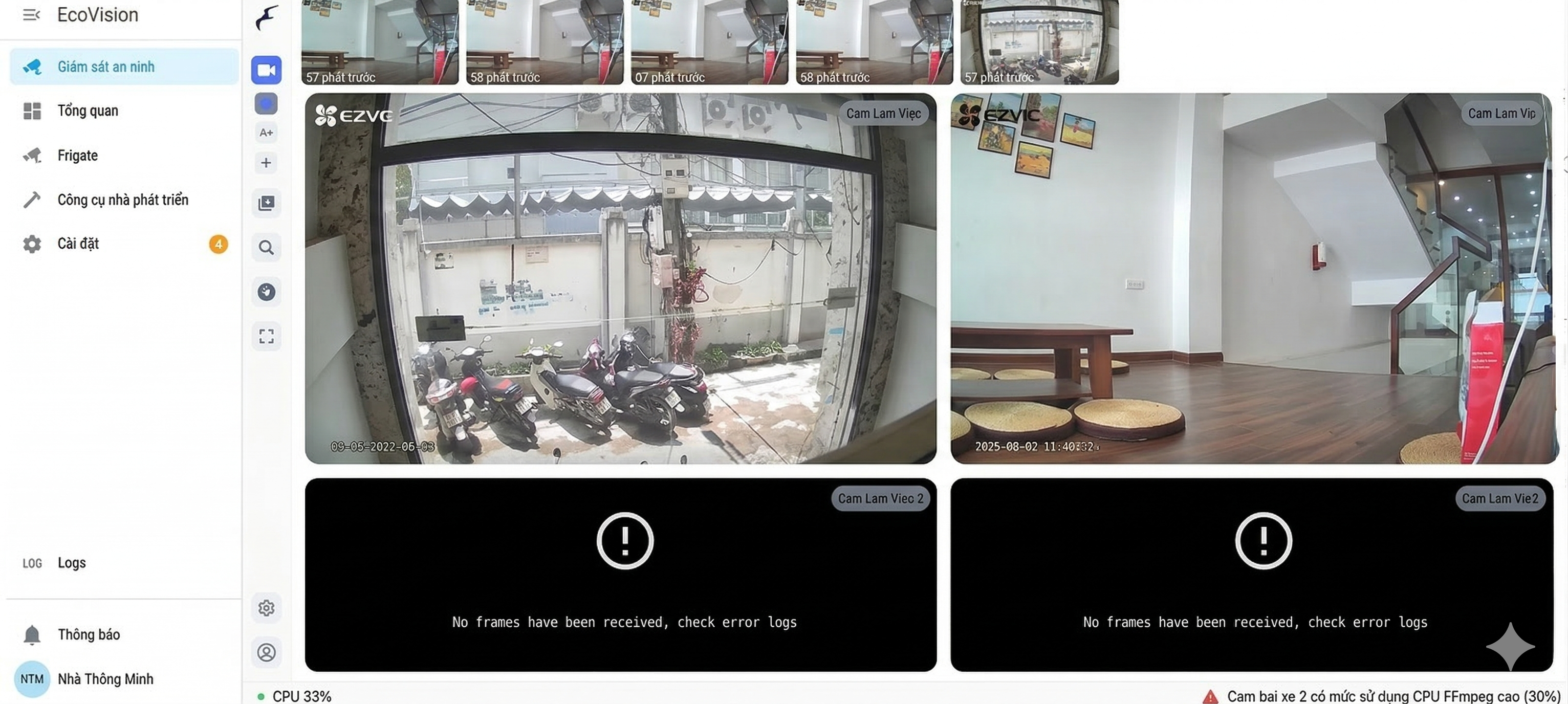 Giám sát camera đường tàu