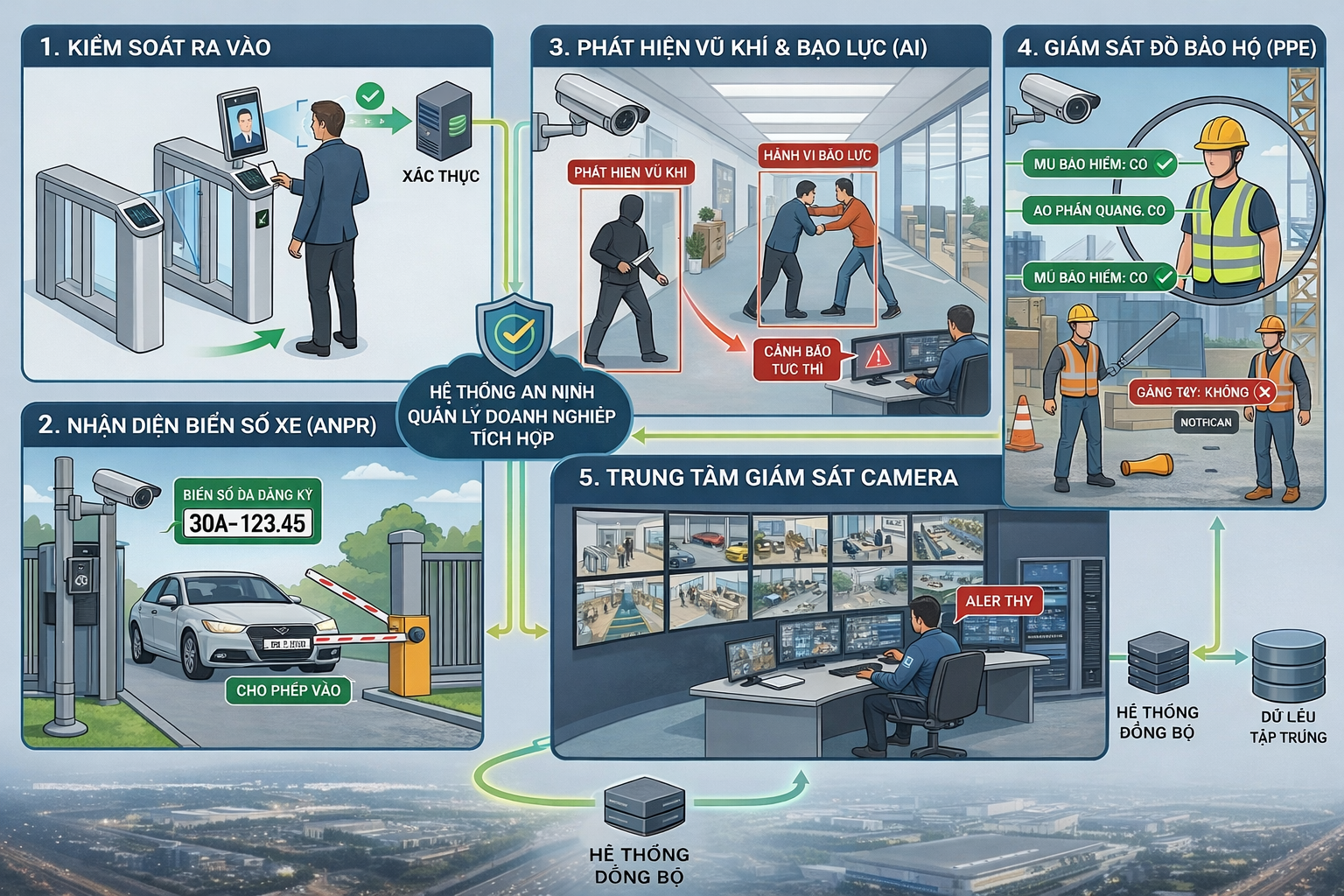 Sơ đồ giải pháp doanh nghiệp Ecovision